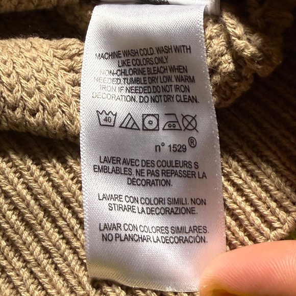 NWT Polo Ralph Lauren Men's Cotton Knit Crewneck Sweater  Light Brown Large - Picture 13 of 13